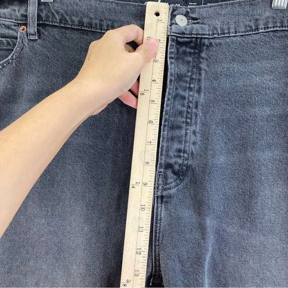 New Old Navy High-Rise Slouchy Straight Jeans Size 24 - Picture 7 of 11